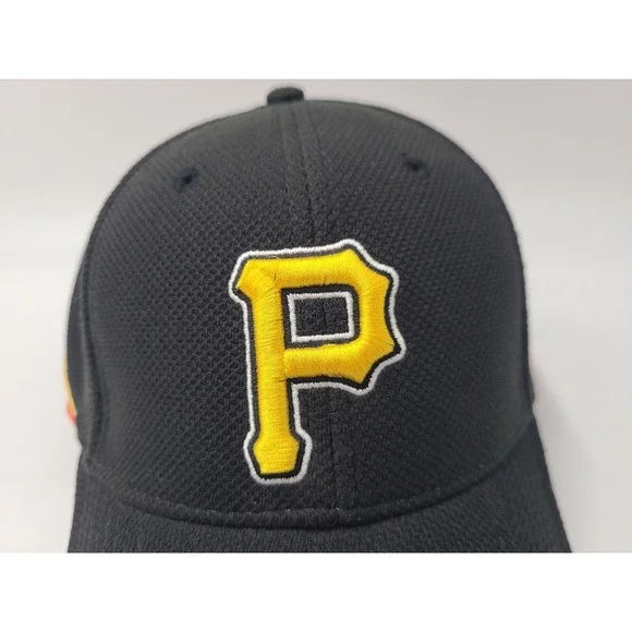 Pittsburgh Pirates Batting Practice BP New Era 39Thirty Flex Fit M-L Hat Cap MLB - Picture 4 of 13